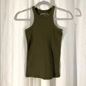 Olive Green Tank Top